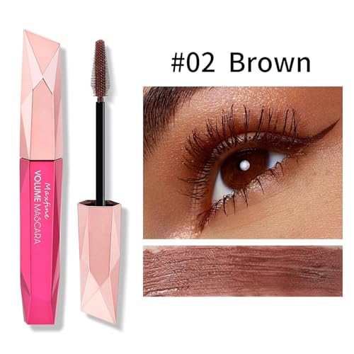 Washable Lengthening & Volumizing Mascara for Long-Wearing Makeup - Brown
| Eye Makeup Mascara - Lengthening and Volumi