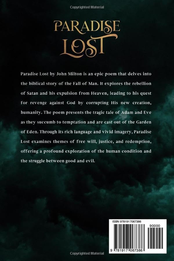 Paradise Lost by John Milton: Epic Tale of Good and Evil - Classic Literary Masterpiece