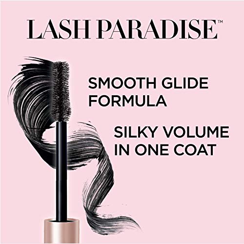 L'Oreal Paris Voluminous Lash Paradise Waterproof Mascara - Volumizing, Lengthening & Thickening, Fuller-Looking Lashes,